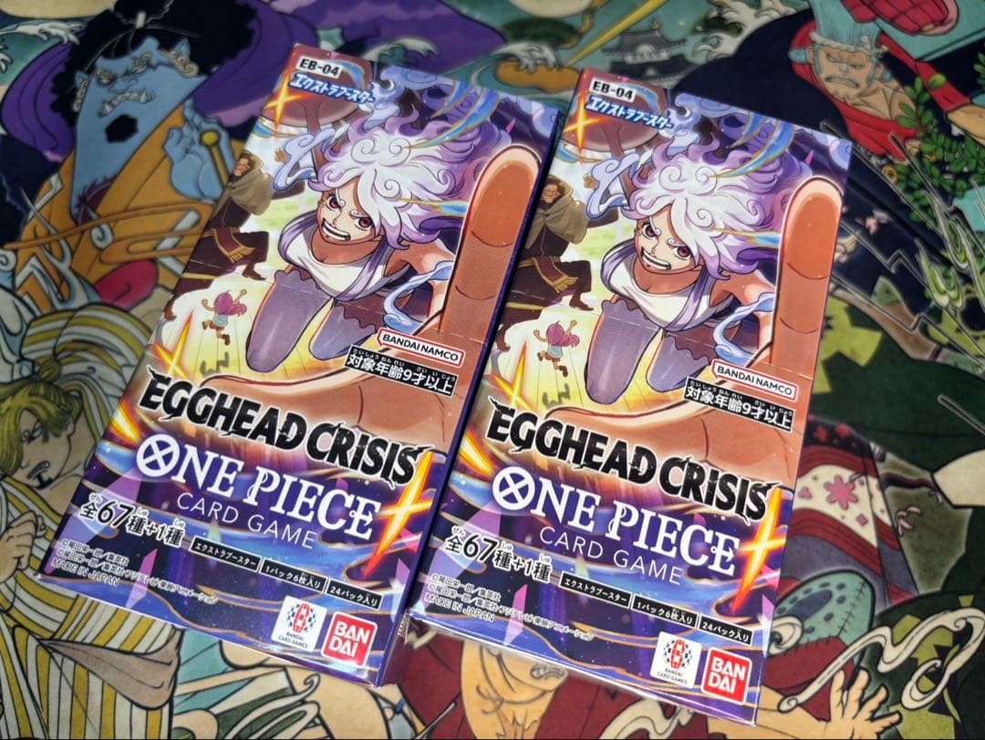 ワンピースカード エッグヘッド クライシス EB-04 2BOX テープカット