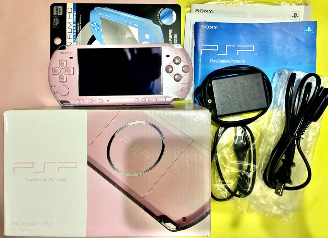 SONY PSP3000 ZP BLOSSOMPINK 箱・説明書・充電器付き - メルカリ