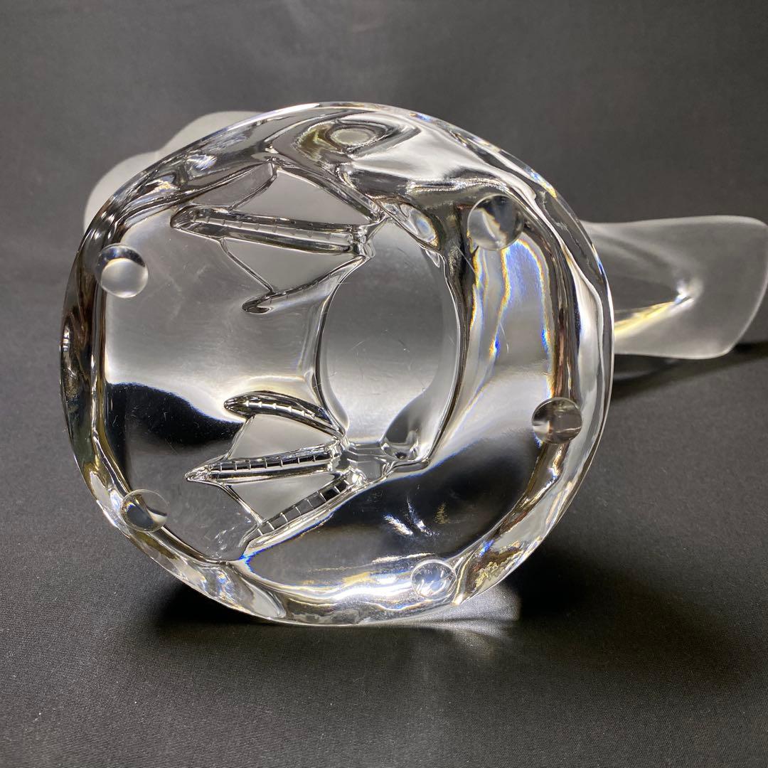 フランス ラリック クリスタル ラージダック アヒル 置物 オブジェ 美