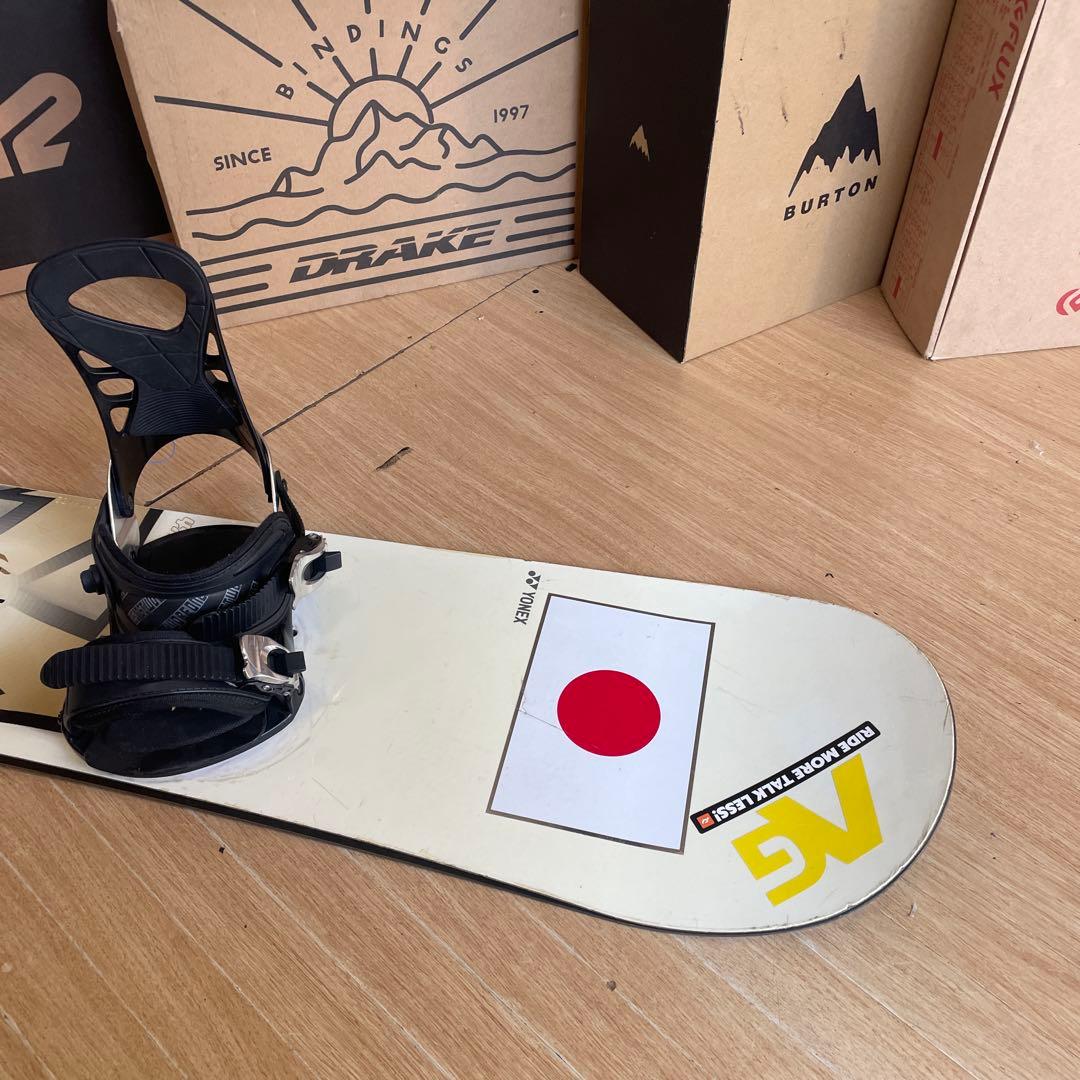 YONEX×2BE1 良質国産 バインディング付スノーボードセット ヨネックス