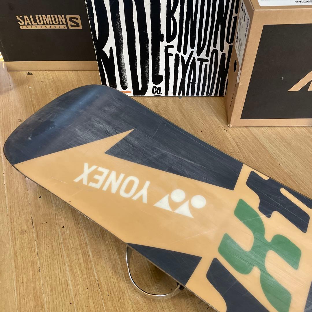 YONEX×2BE1 良質国産 バインディング付スノーボードセット ヨネックス