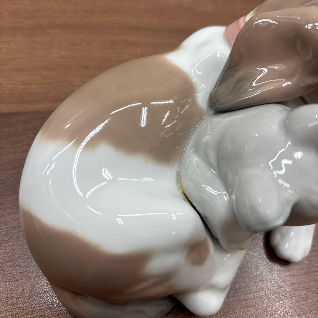 リヤドロ LLADROフィギュリン 6599 いつも一緒 犬 猫 動物 - メルカリ