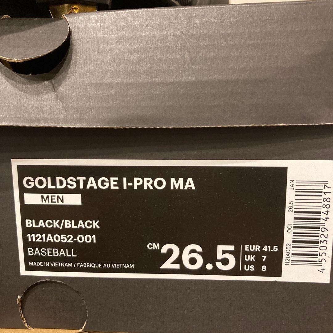 ASICS GOLDSTAGE I-PRO MA 26.5cm ブラック