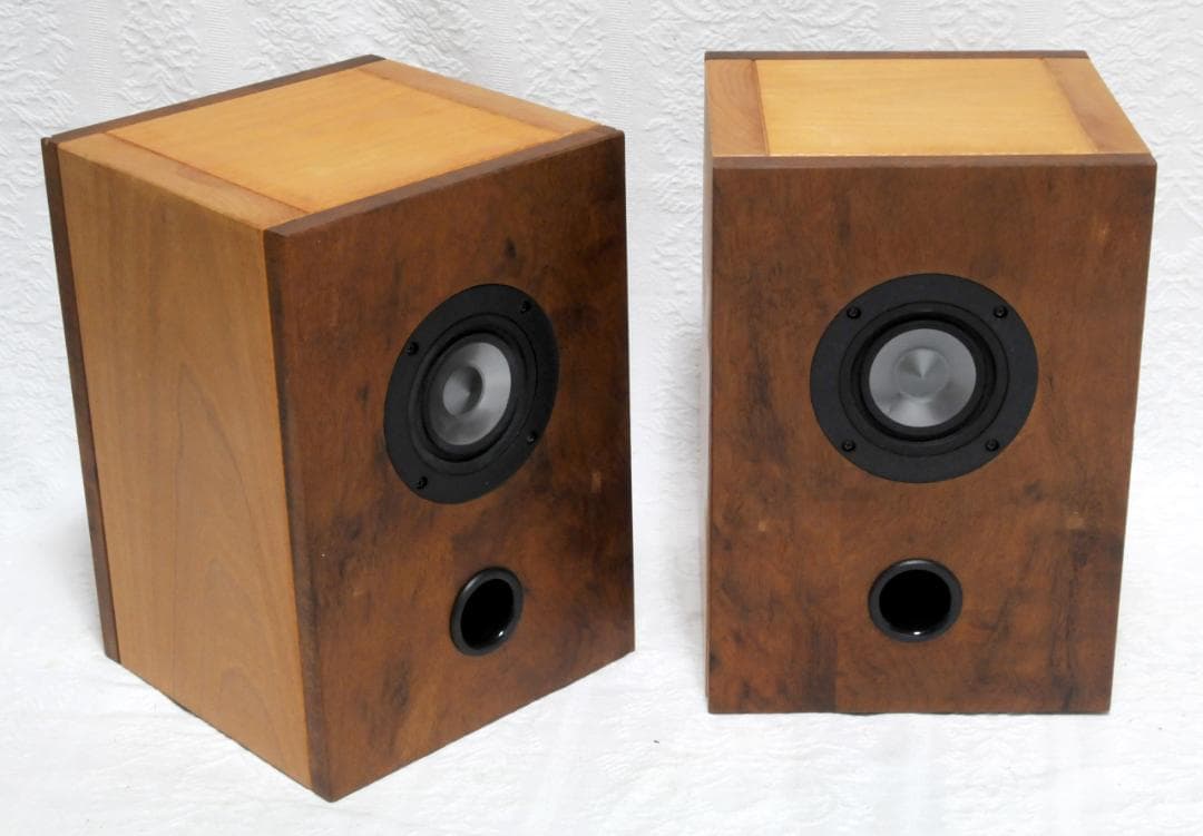 ◆ハンドメイドスピーカー ★無垢一枚板エンクロージャー製作品 マークオーディオOM-MF5を使ってスピーカーを作る | 自作工房