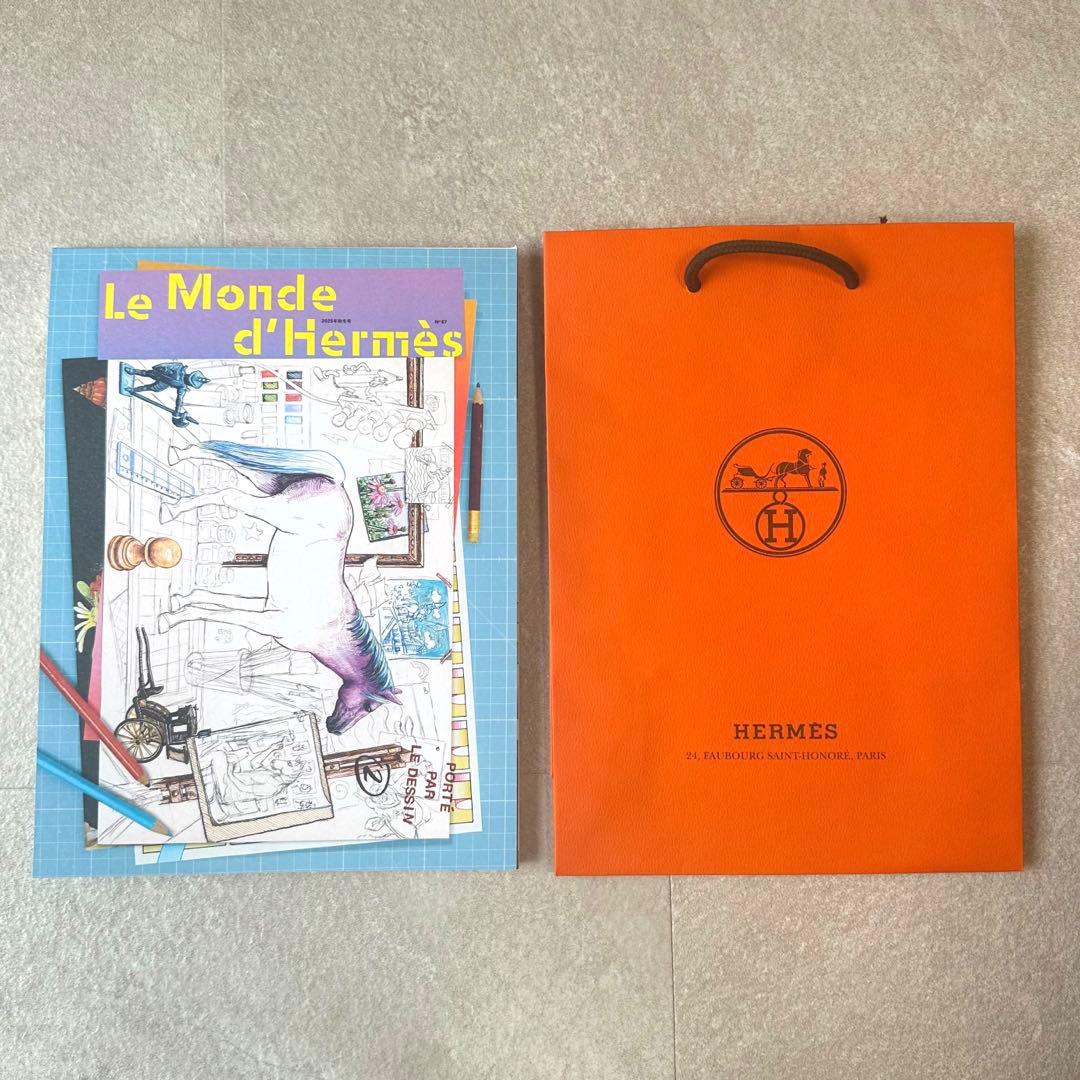 HERMES 2025 年秋冬 ルモンドエルメス エルメスの世界 カタログ - メルカリ