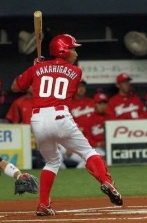 レア】広島 カープ 中東 ハイクオリティ ビジター ユニフォーム