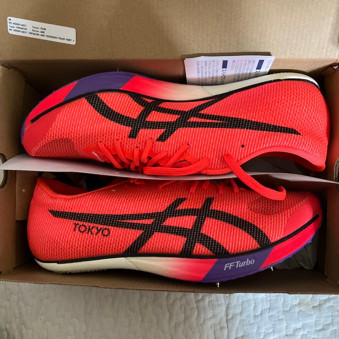 新品未使用アシックス メタスピードSP2 27cm フラッシュレッド - メルカリ