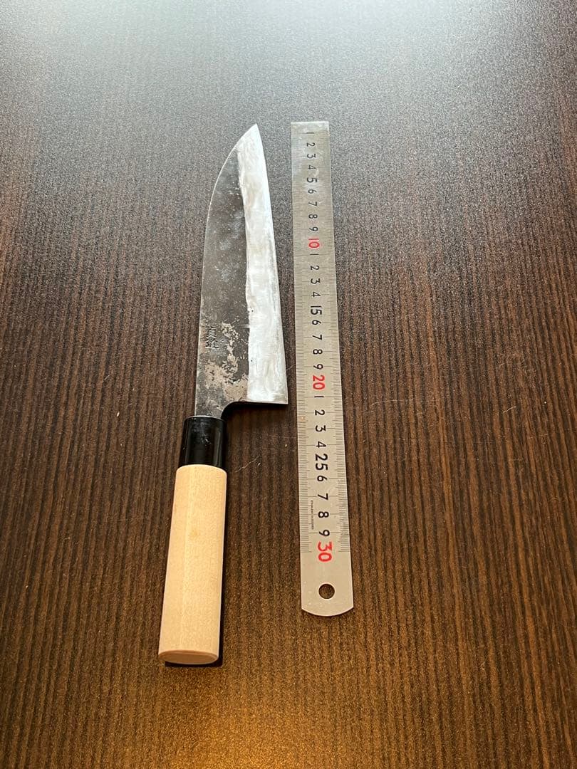 両刃牛刀 21.5cm 銘:貞道