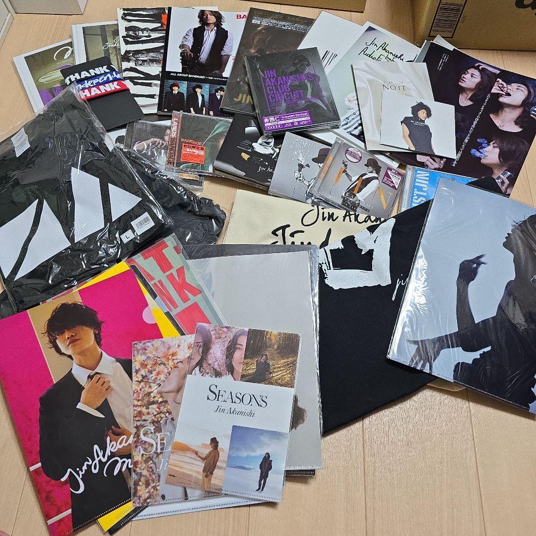 赤西仁　レア　グッズ　大量まとめ売り　CD DVD トートバッグ　クリアファイル ミュージアム部 クリアファイルを額装して楽しむ マイミュージアム