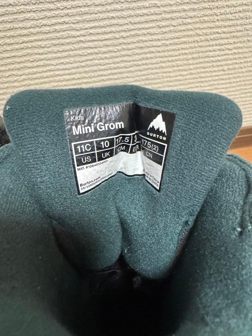 BURTON スノーボード　ブーツ　キッズ　17.5cm