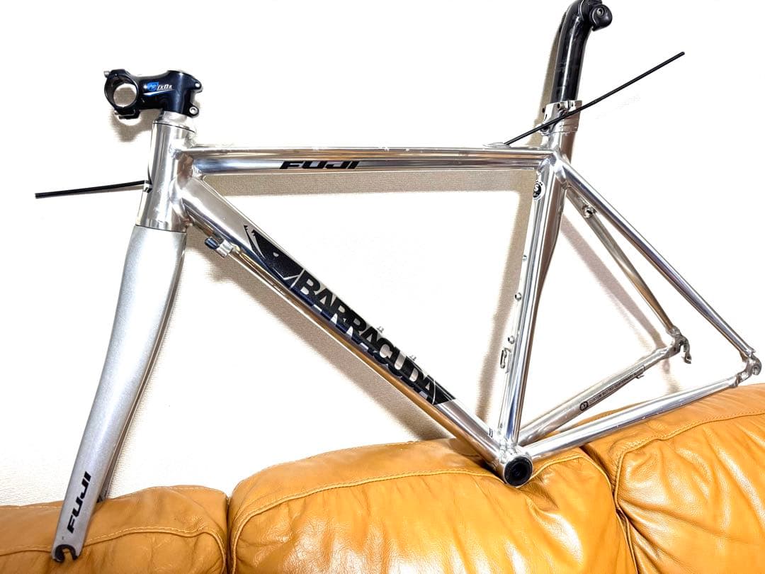 【希少】FUJI BARRACUDA ハイポリッシュ ロードバイクフレーム FUJI BARRACUDA 奇跡の一台 - REISYUYA bicycle [レイシュウヤバイシクル]