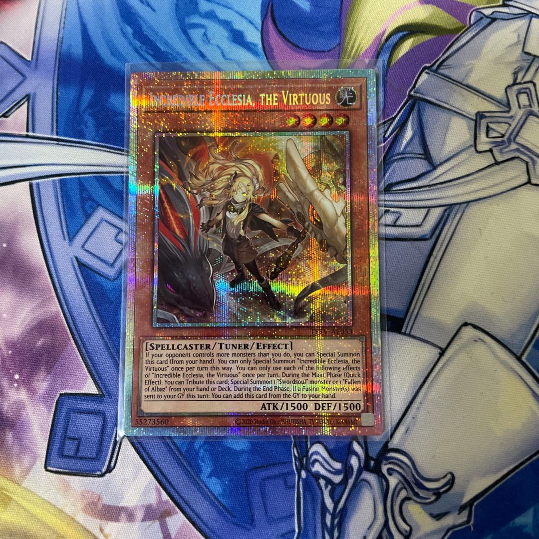 遊戯王　泰亜版　アジア英語　白の聖女エクレシア　プリシク コナミデジタルエンタテインメント 遊戯王 英語(EU版) MP22-EN188 白の