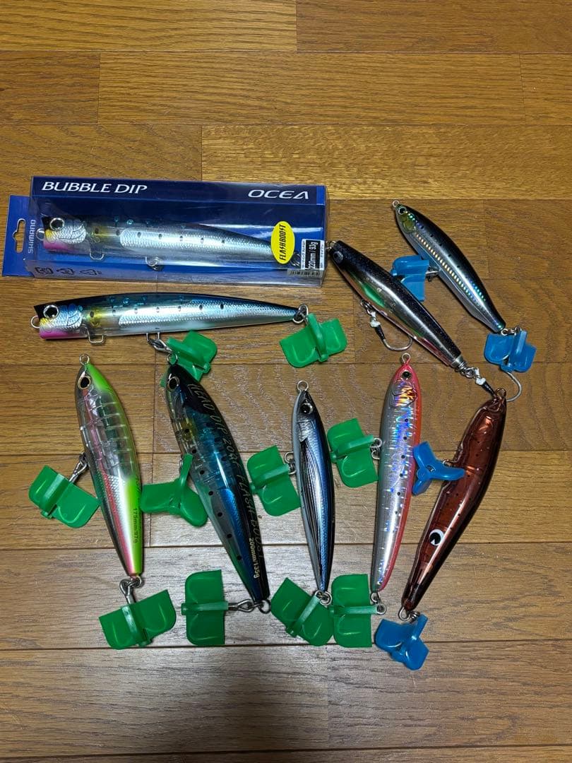 キャスティングゲーム　OCEA BUBBLE DIP 他ルアー 8個セット キャスティングゲーム OCEA BUBBLE DIP 他ルアー 8個セット