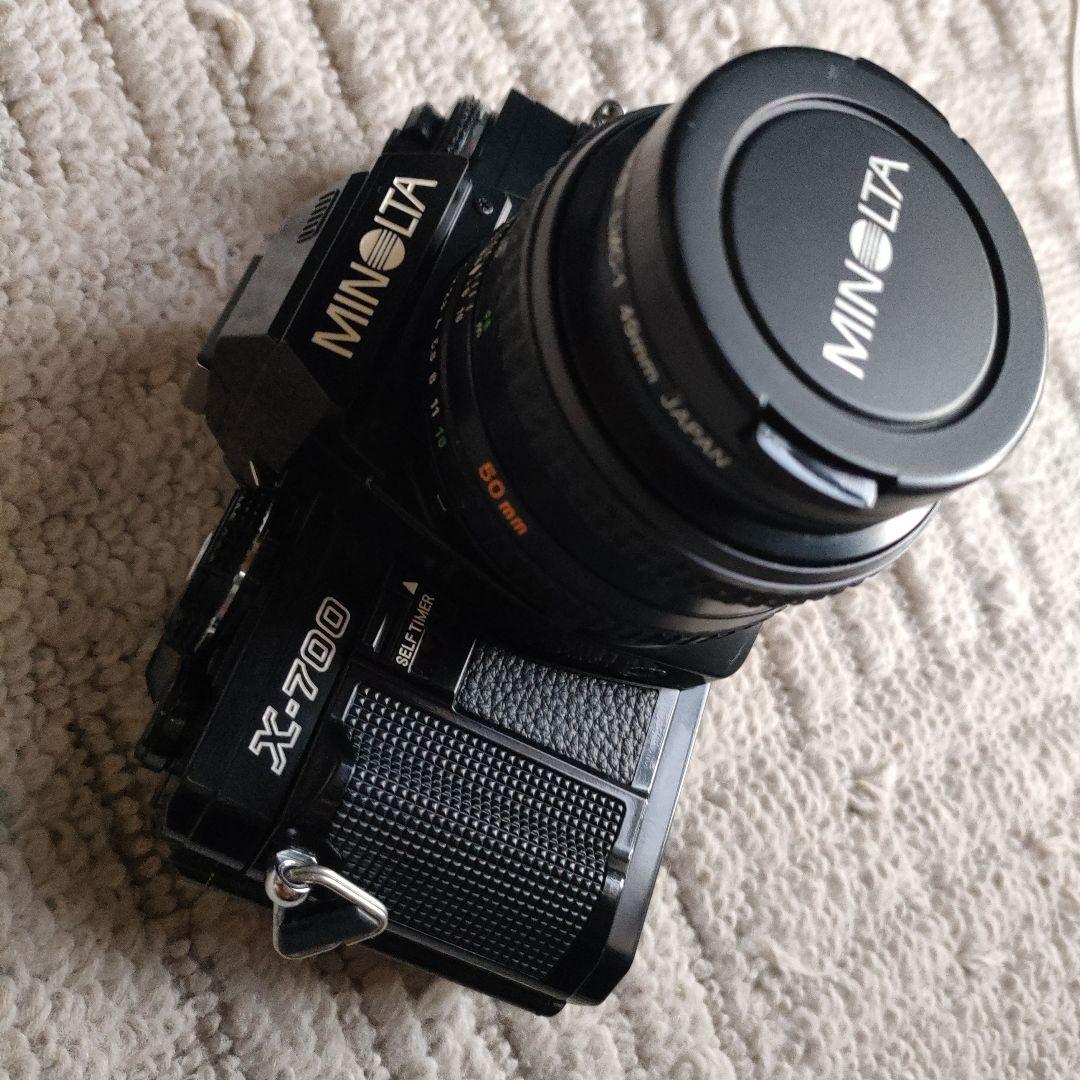 MINOLTA X-700 一眼レフカメラ 50mm f/1.4 Minolta X-700の分解｜フィルムカメラ修理のアクアカメラ