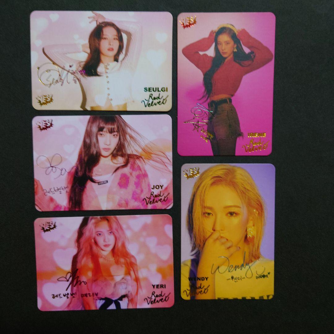 Red Velvet 香港限定 トレカ 箔押しサイン 5枚セット - メルカリ