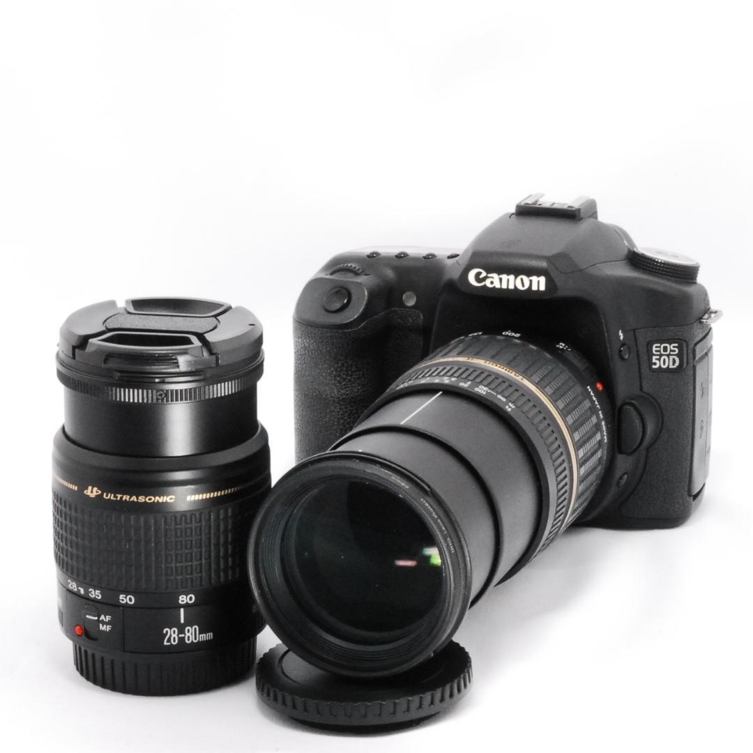 高性能でお手頃価格⭐️Canon EOS 50D ダブルレンズセット 付属品充実