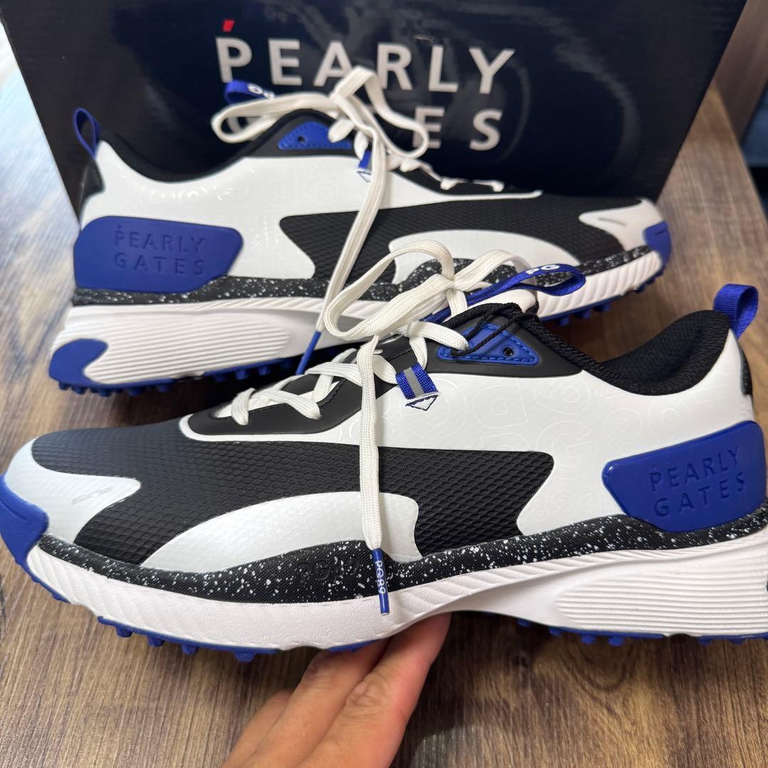 PEARLY GATES ゴルフ　27.0cm ブラック/ホワイト/ブルー