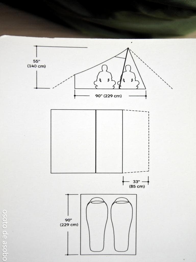 マーモット 2人用 テント マンティス グリーン 跳ね上げポール付属