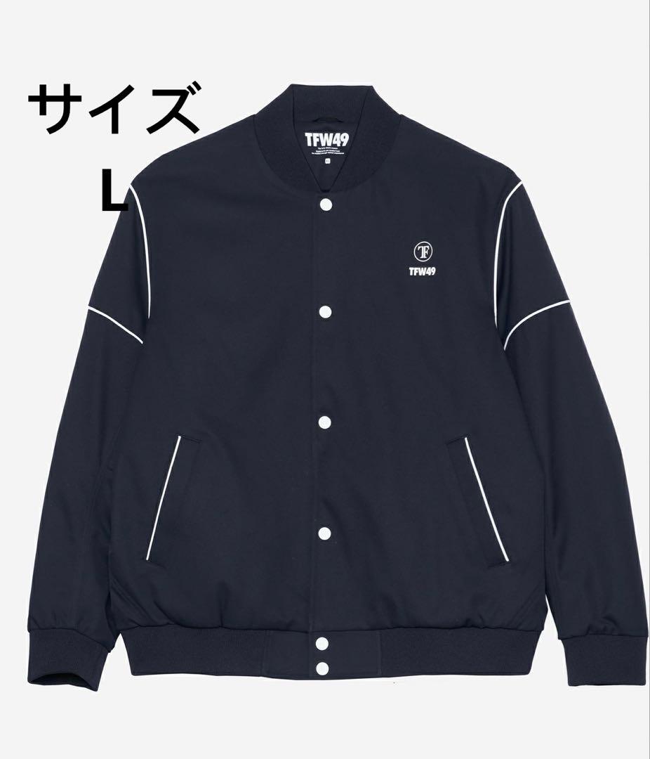 TFW49 ジャケット　サイズL ネイビー TFW49 - COMBINATION HOODED JACKET / バックロゴ コンビネーション