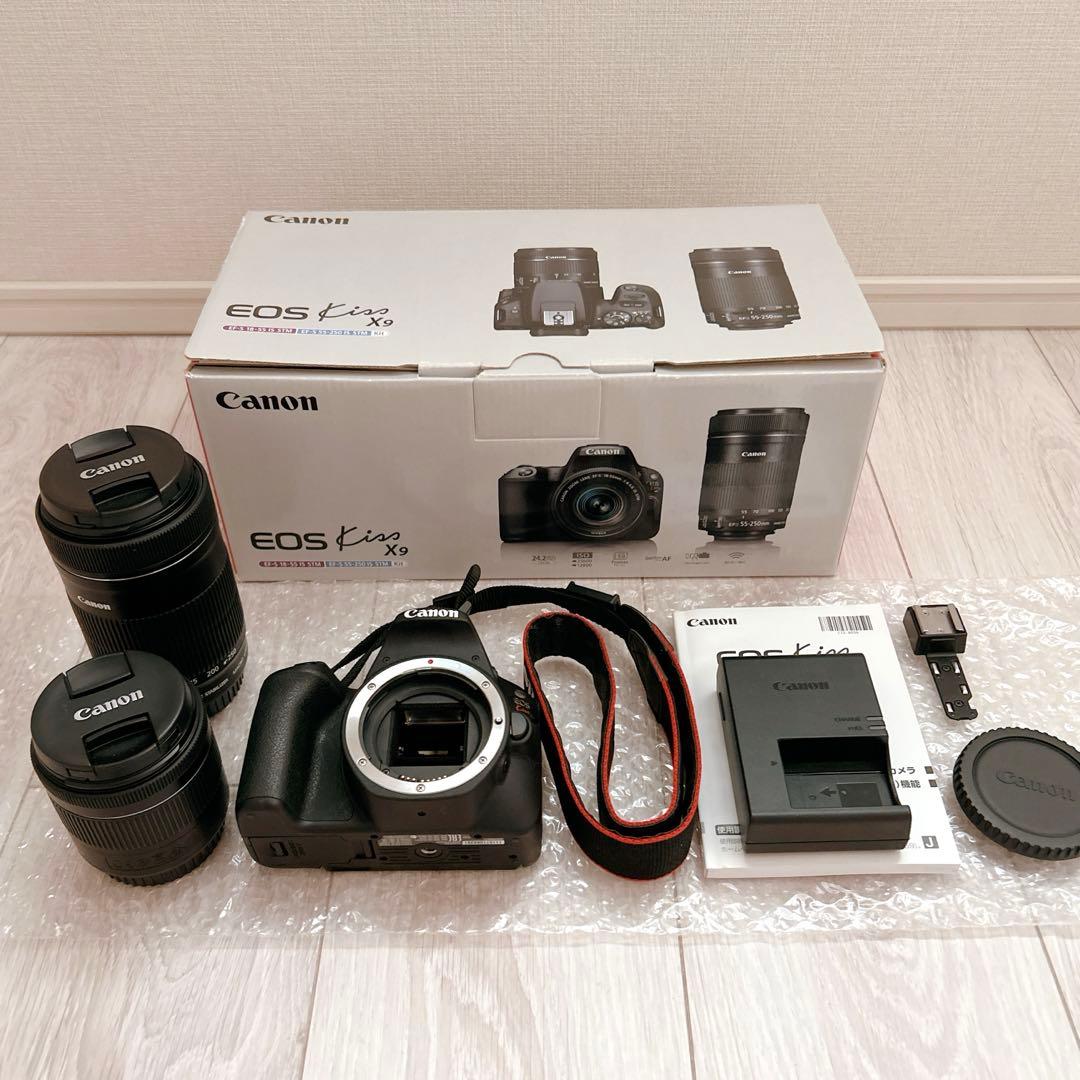 Canon デジタル一眼レフ EOS kiss x9 EOS Kiss X9 デジタル一眼レフカメラ [ズームレンズ+ズームレンズ