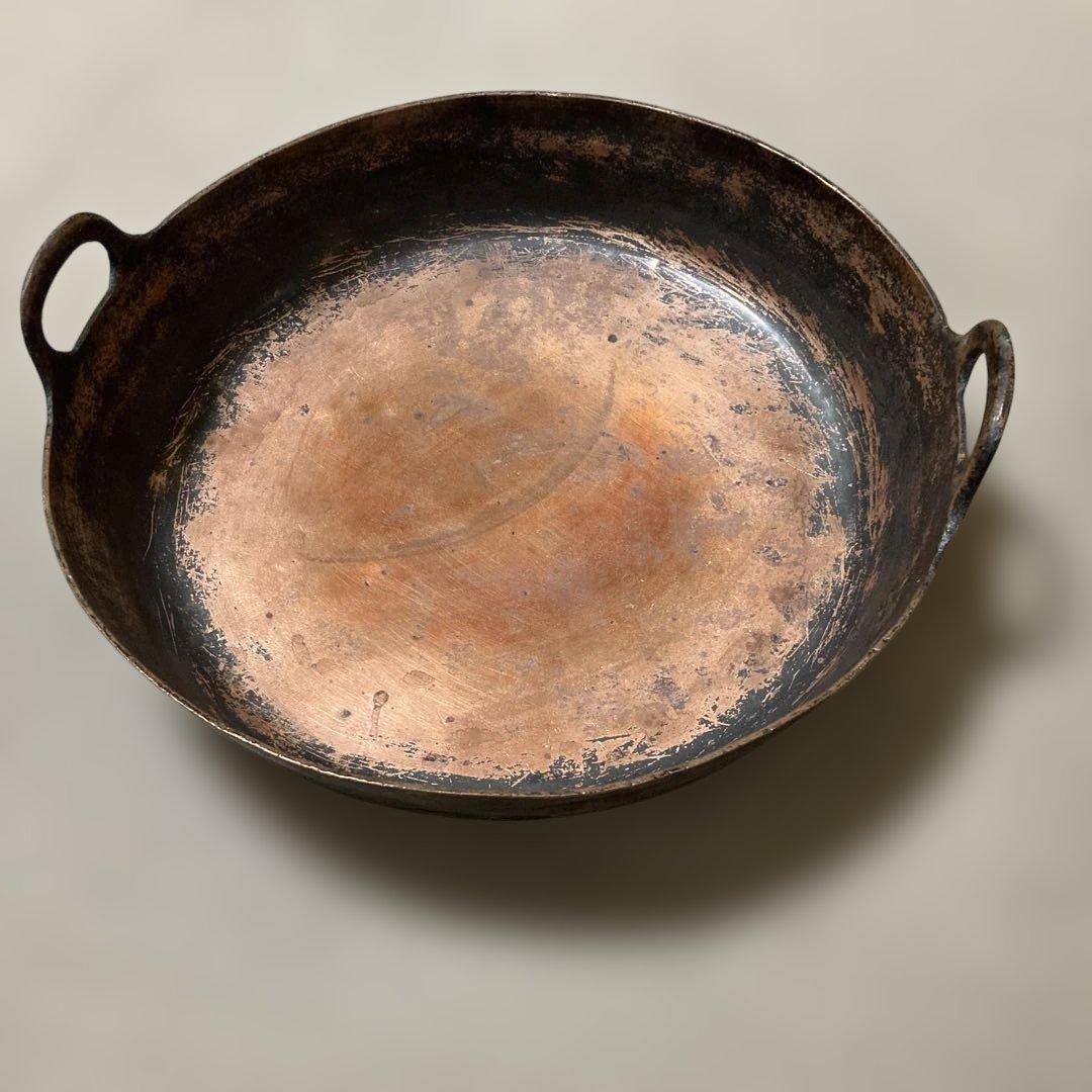 銅製 天ぷら鍋　揚げ物鍋 2つのハンドル付き 中村銅器製作所 - 天ぷら鍋 全国送料無料 | 職人.com