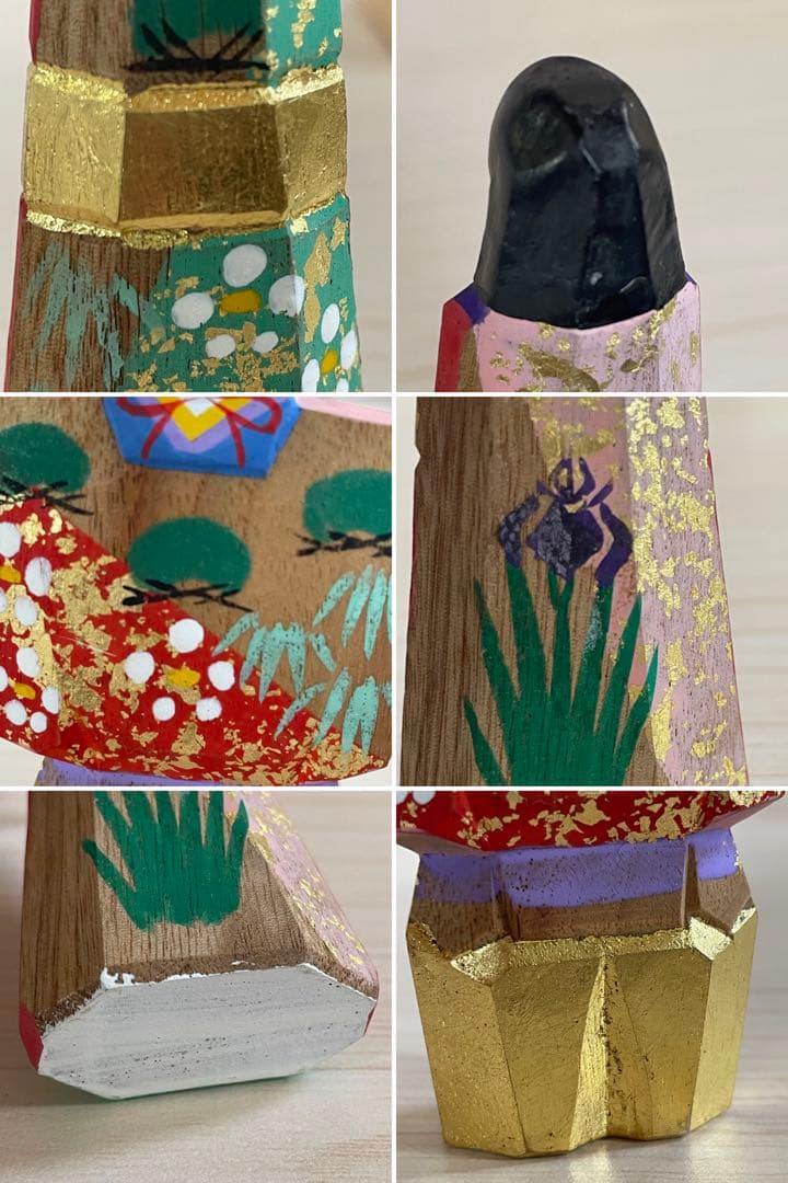 奈良一刀彫 木彫り 雛人形 立雛 S1158 - メルカリ