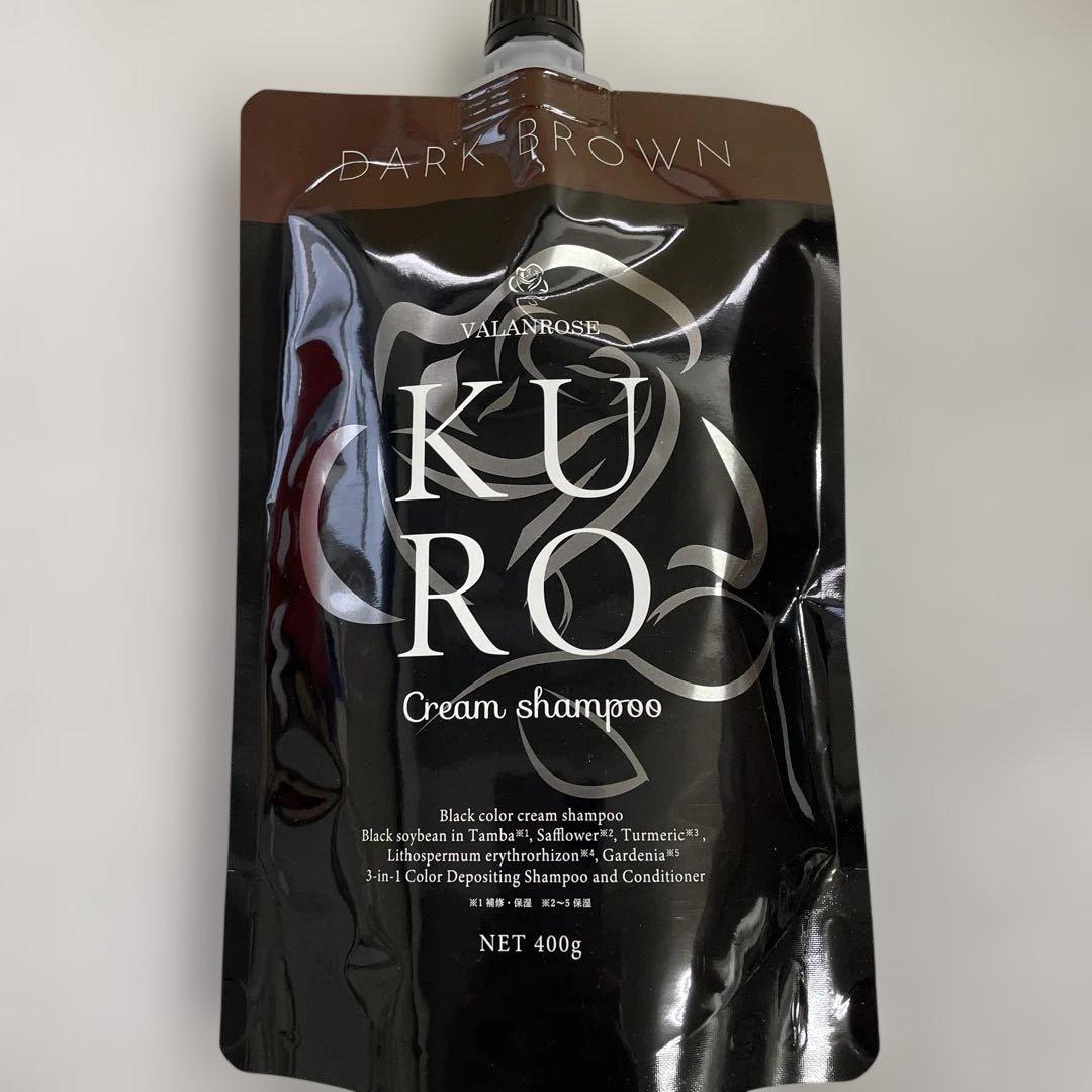 KURO Cream Shampoo ダークブラウン 400g - メルカリ