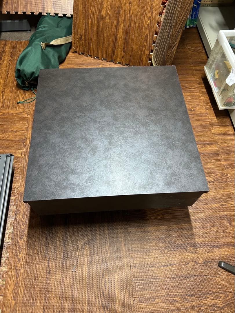 大川家具　日本製　ストーン調テーブル　ローテーブル センターテーブル 引出し付 LOWYA（ロウヤ） ローテーブル テーブル センターテーブル テーブル