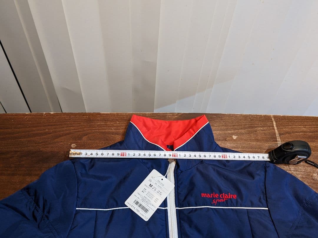 新品 マリクレール スポーツ ナイロン 中綿 ジップ ジャケット ゴルフ