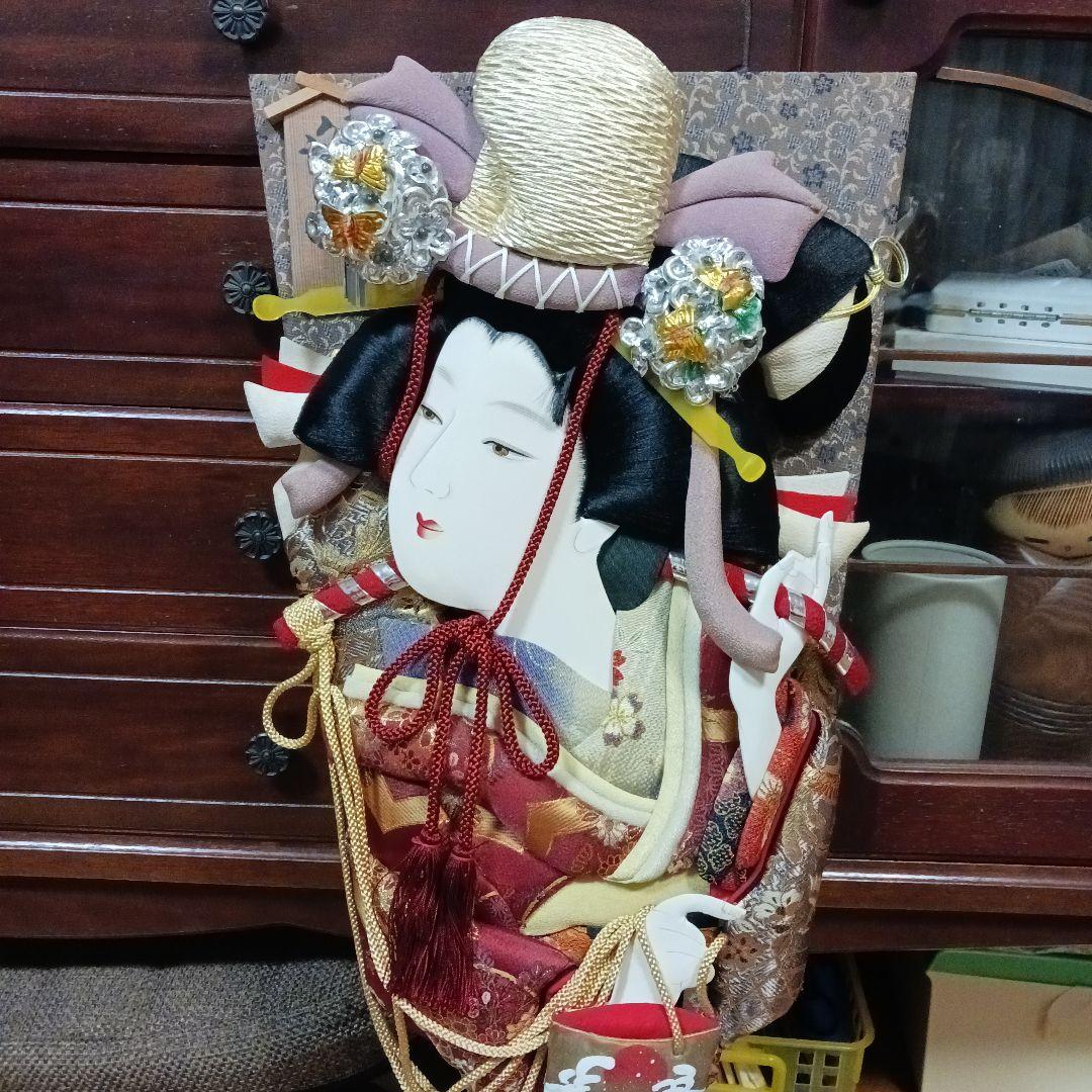 お正月 羽子板【昭和36年】汐汲 伝統的な羽子板 約60cm - メルカリ