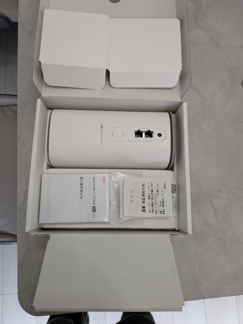 未使用品ZTE Speed Wi-Fi HOME 5G L13 ホワイト - メルカリ