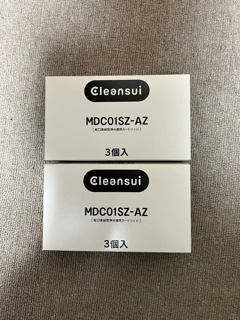 Cleansui MDC01SZ-AZ 浄水器カートリッジ 3個入×2 クリンスイ [即納在庫品] 正規品 浄水器 カートリッジ mdc01sz MONO