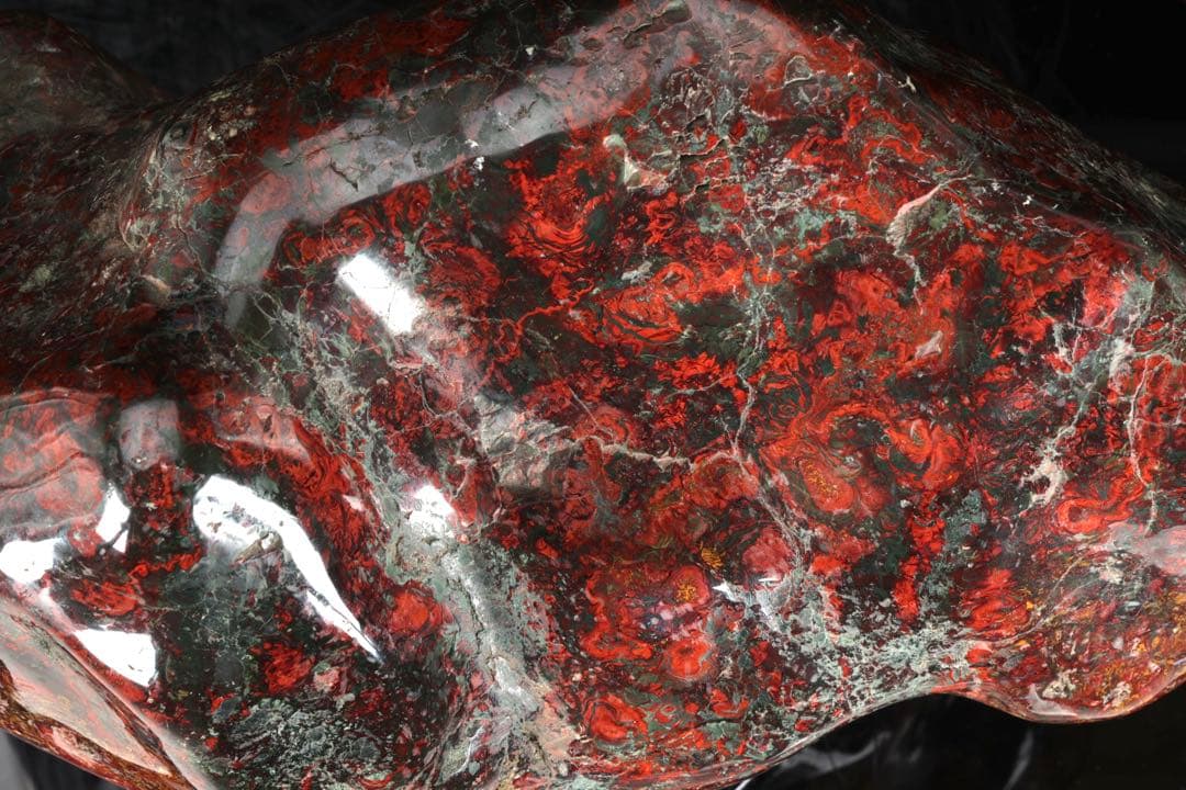 五色石 水石 赤石原石 鑑賞石 天然石 自然石 飾石 美石 台座付 20.6kg