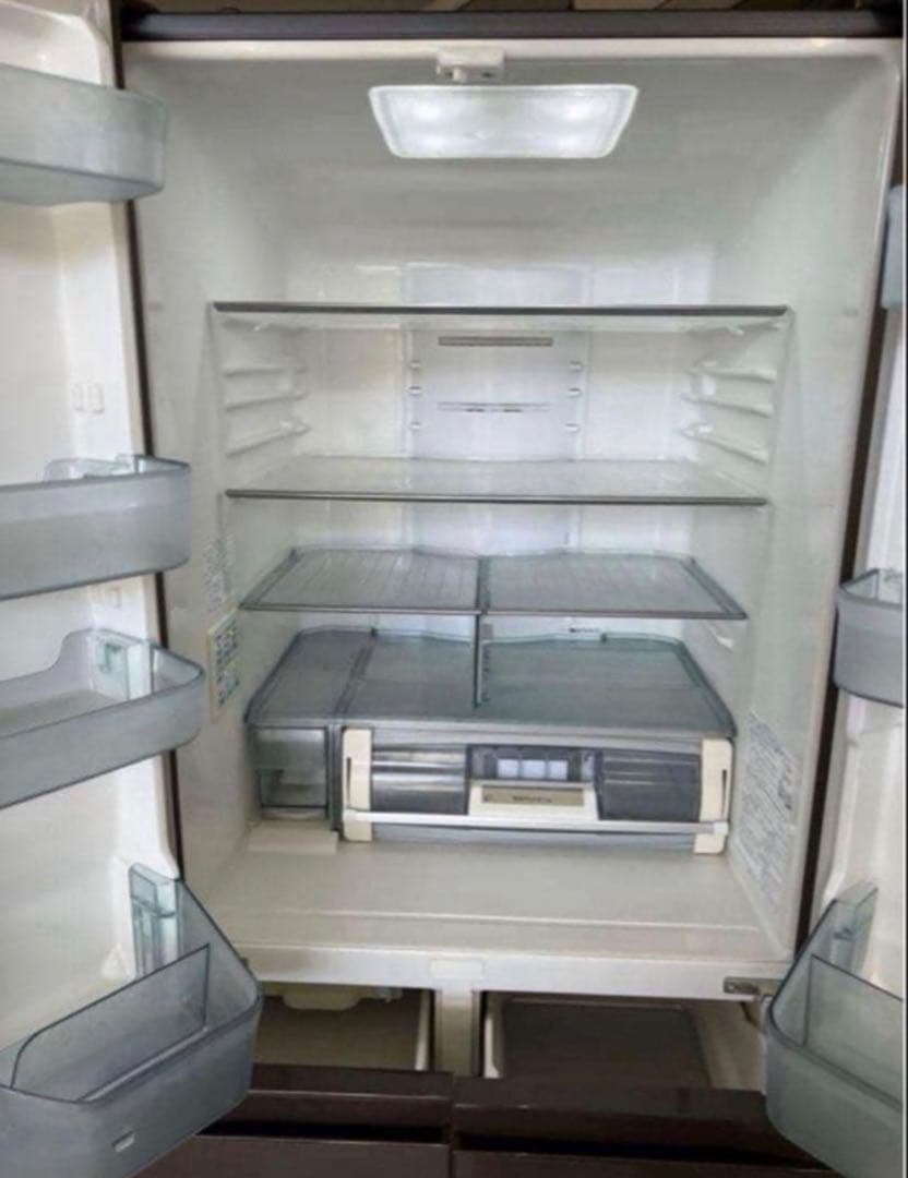 2019年式 430L 日立 6ドア冷蔵庫 R-XG43J(XH) - メルカリ