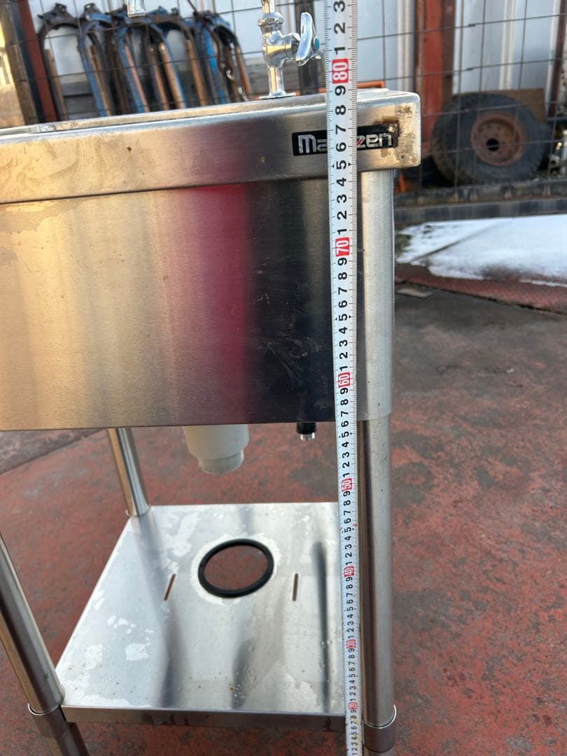 業務用 1槽 シンク W45 D45 H78cm 槽深20cm