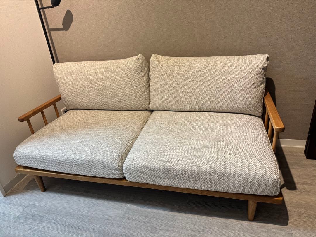 超美品unico ウニコSIAL(シアル)カバーリングソファ 2.5シーター