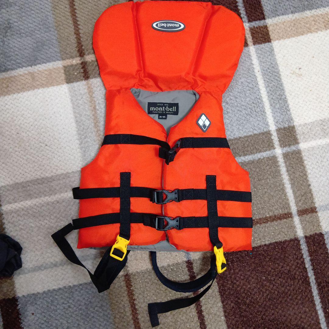 mont-bell ライフジャケット オレンジ 85-105 - メルカリ