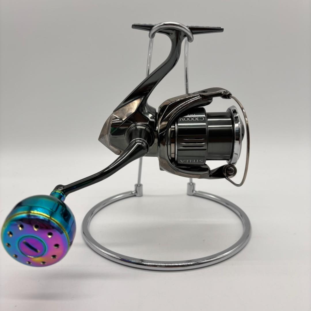 SHIMANO STELLA C3000MHG カスタムハンドル 22ステラ ▽▽ SHIMANO シマノ STELLA 22ステラ C3000MHG ハンドルノブカスタム