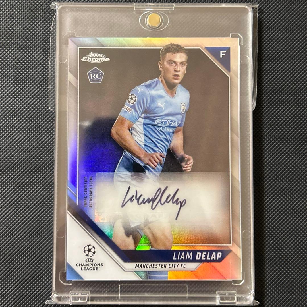 直筆サイン！リアム・デラップ ルーキー RC マンチェスターシティ