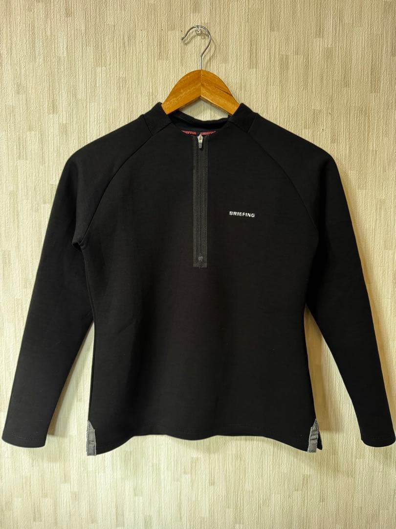 BRIEFING ハーフジップ ブラック BRIEFING GOLF（ブリーフィングゴルフ） Sale!!!【土日祝も発送