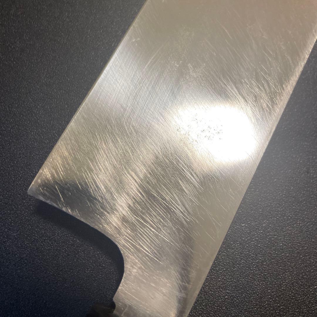 スケナリ 佑成 本焼 薄刃 和包丁 刃渡り243mm 8寸 黒檀八角柄