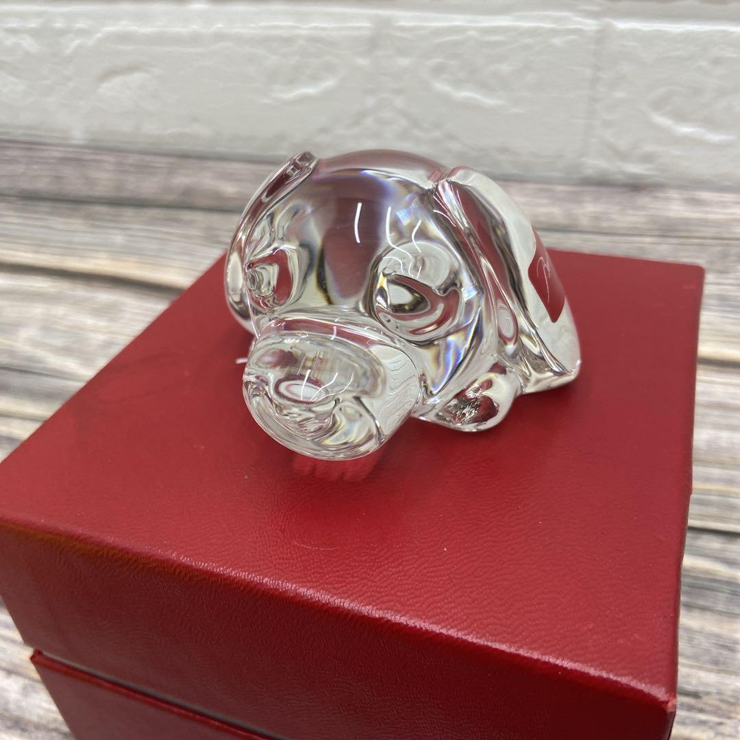 【美品】バカラ　お茶犬　伊藤園　犬　ドッグ　箱付き　クリスタルオブジェ 楽天市場】BACCARAT バカラ 2517438 お茶犬 CHIEN OCHAKEN 伊藤園