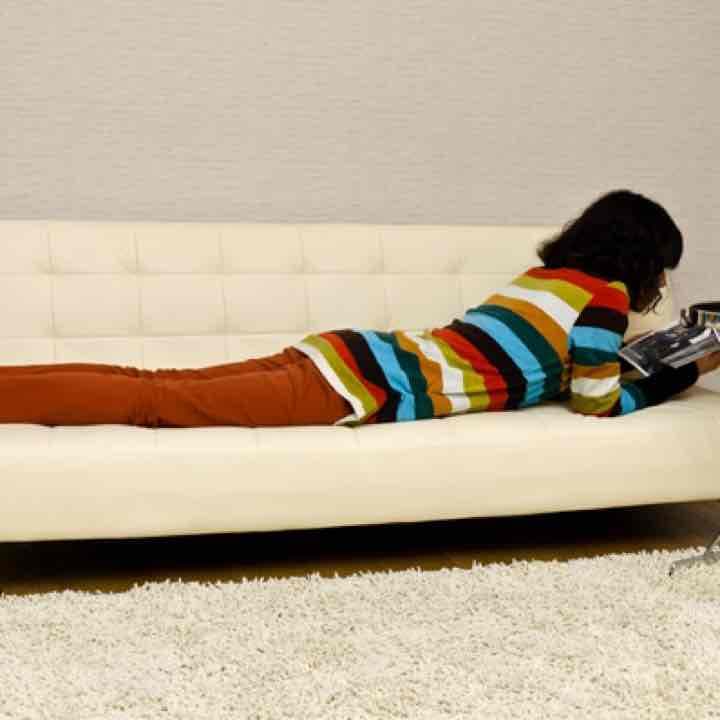 PERA コンパクトソファベッド BK/BR/IV