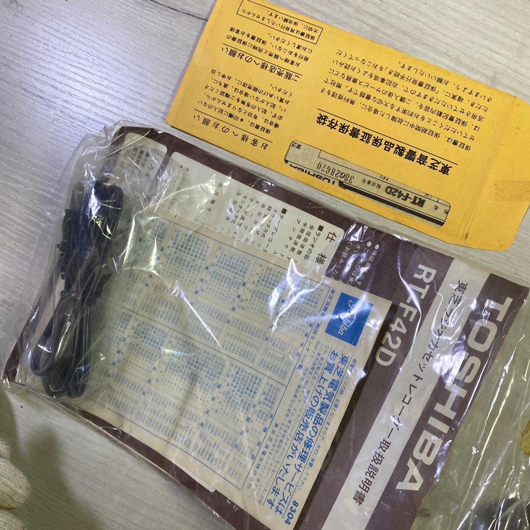東芝 RT-F42D ラジカセ 動作品 昭和レトロ - メルカリ