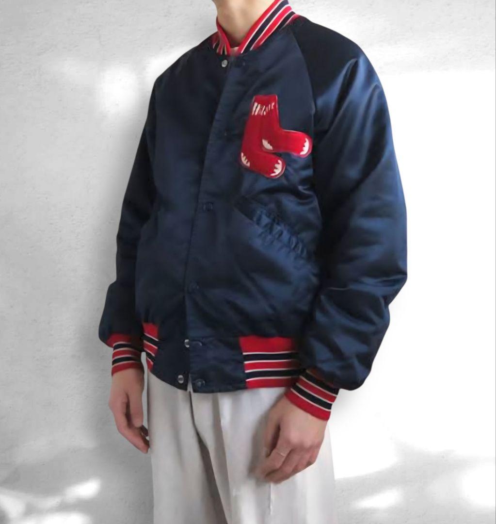 美品 オフィシャル品 80S ボストン レッドソックス スタジャン - メルカリ