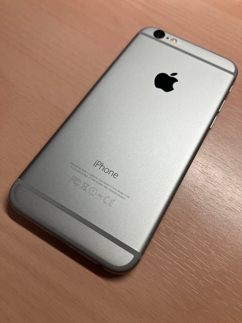Apple iPhone 6 シルバー 本体のみ - メルカリ