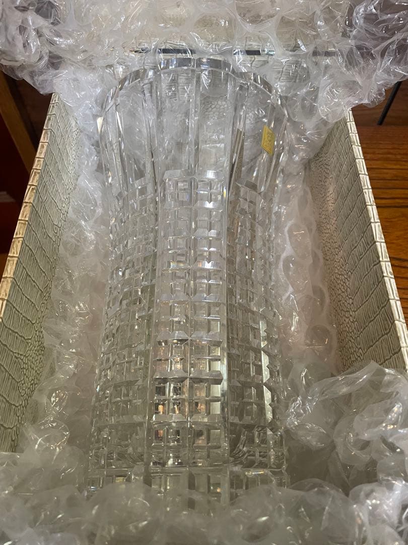 Kagami crystals クリスタル花瓶 大型 重さ約5.2kg 高級