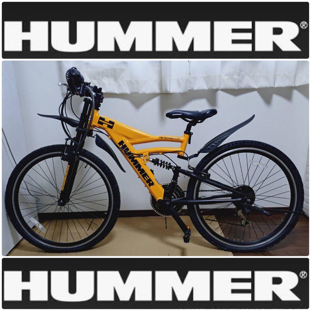 程度良⭐️HUMMER⭐️ハマー マウンテンバイク 26インチ HUMMER（ハマー） 3/8はストアポイント2倍「ハマー」TANK（タンク）3.0