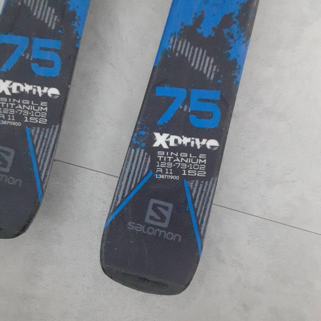 SALOMON サロモン X-DRIVE 75 ドライブ スキーセット152cm - メルカリ