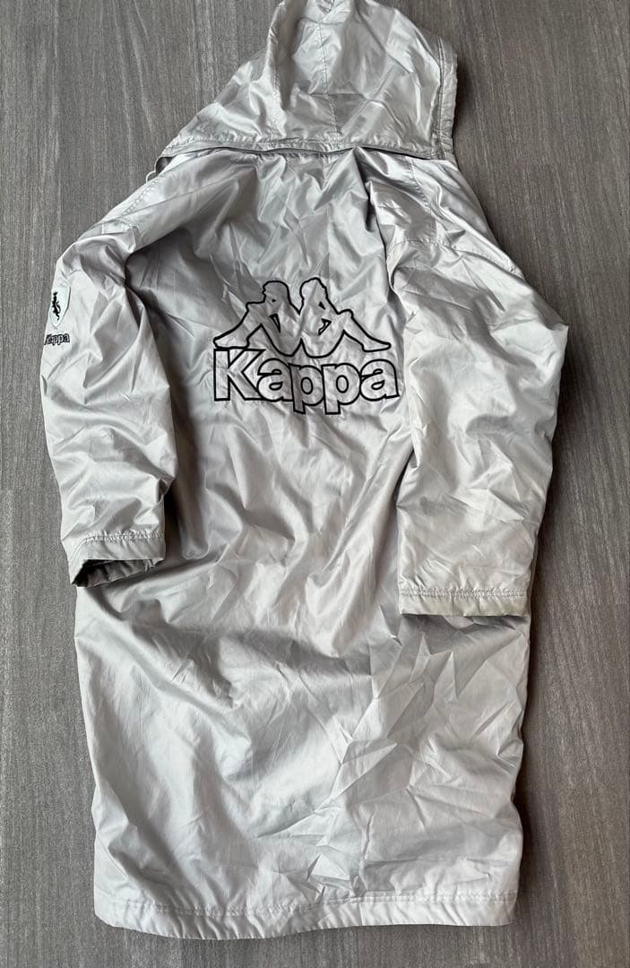 kappa usa bench coat silver vintage - メルカリ